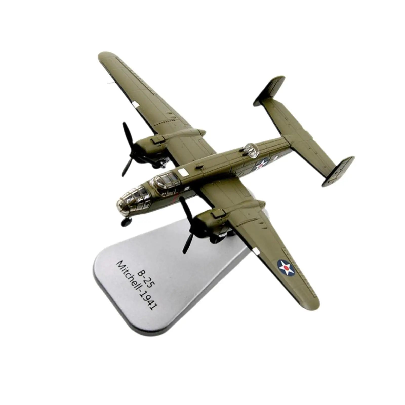 1:144 Modello di aereo da caccia Modello di aereo in metallo Decorazione da tavolo simulata con base