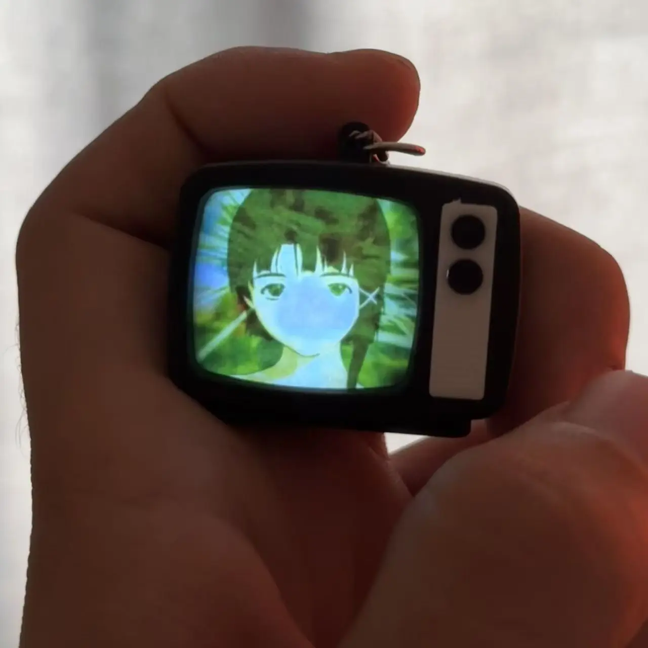 Llaveros de TV Miniatura Lain para Accesorios, Colgante de Bolso, Llavero, Joyería de Anime, Regalos para Fans
