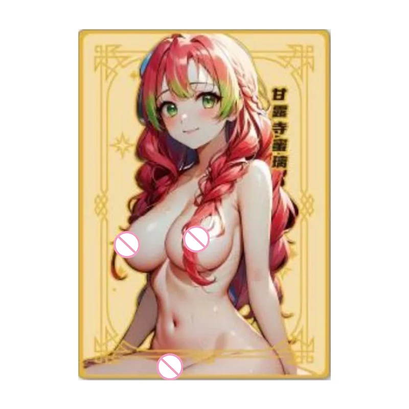 Anime Goddess Story Rare Metal Refractive Flash Cards Sakagami Tomoyo Hayasaka Ai Toys for boys Collectible Cards Birthday Gifts