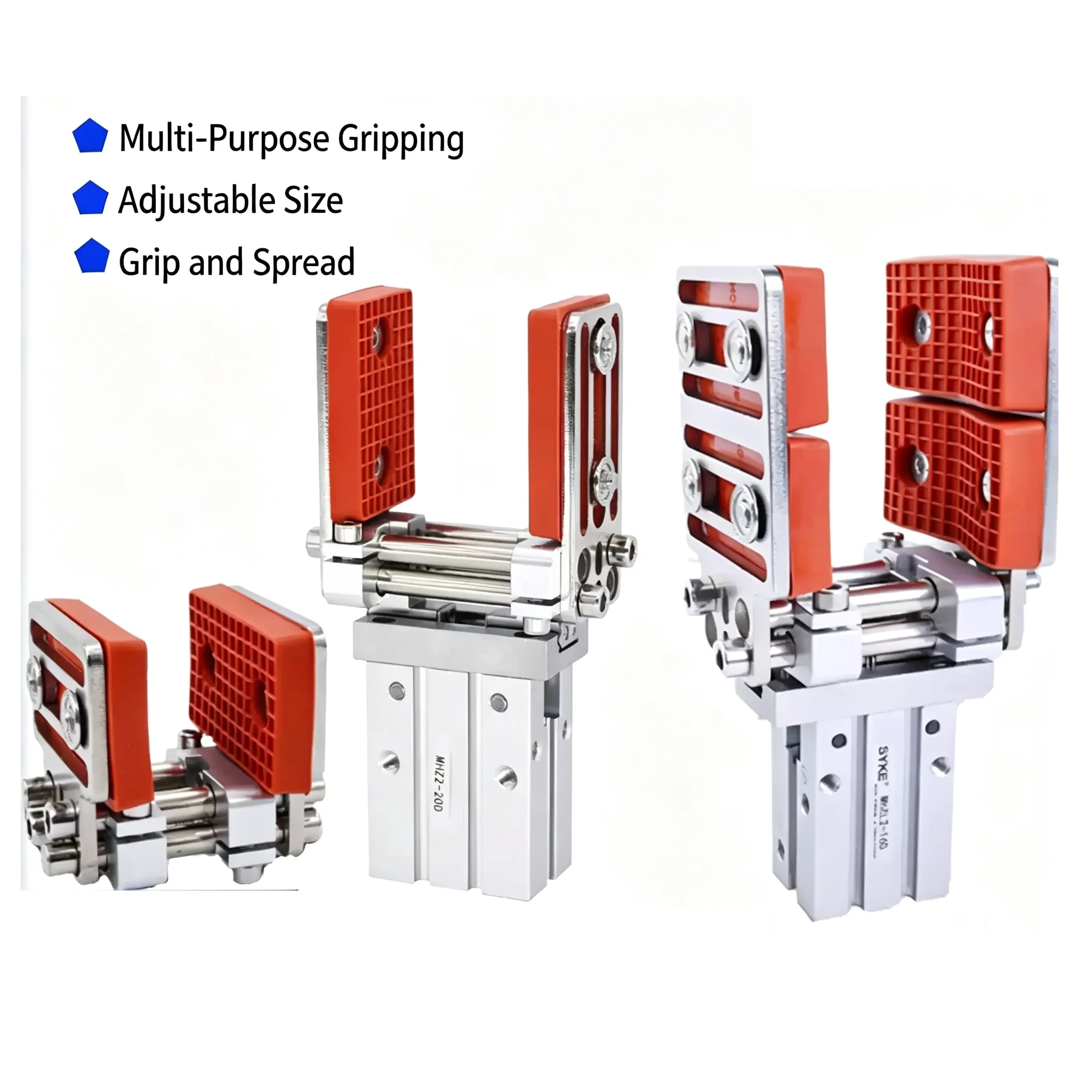 gripper 16D/20D pneumatic accessories Finger cylinder widened chuck parallel
