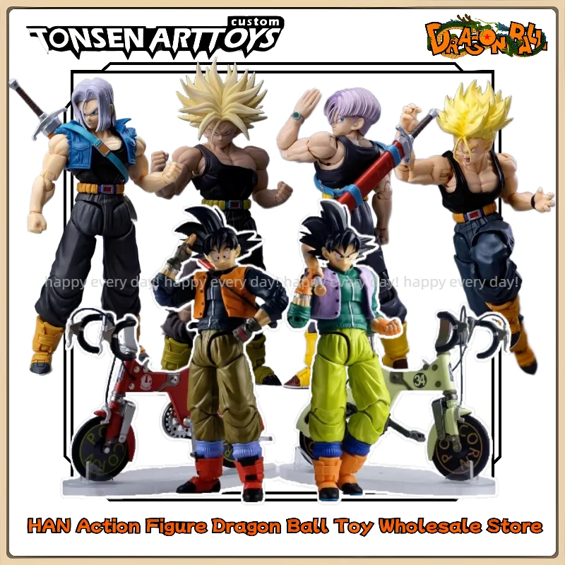 جديد في المخزون Tonsenarttoys S H Figuarts لعبة دراغون بول Shf جذوع 05A 05B 06A 06B دراجة جوكو 01A 01B مجموعة شخصيات الحركة الهدايا