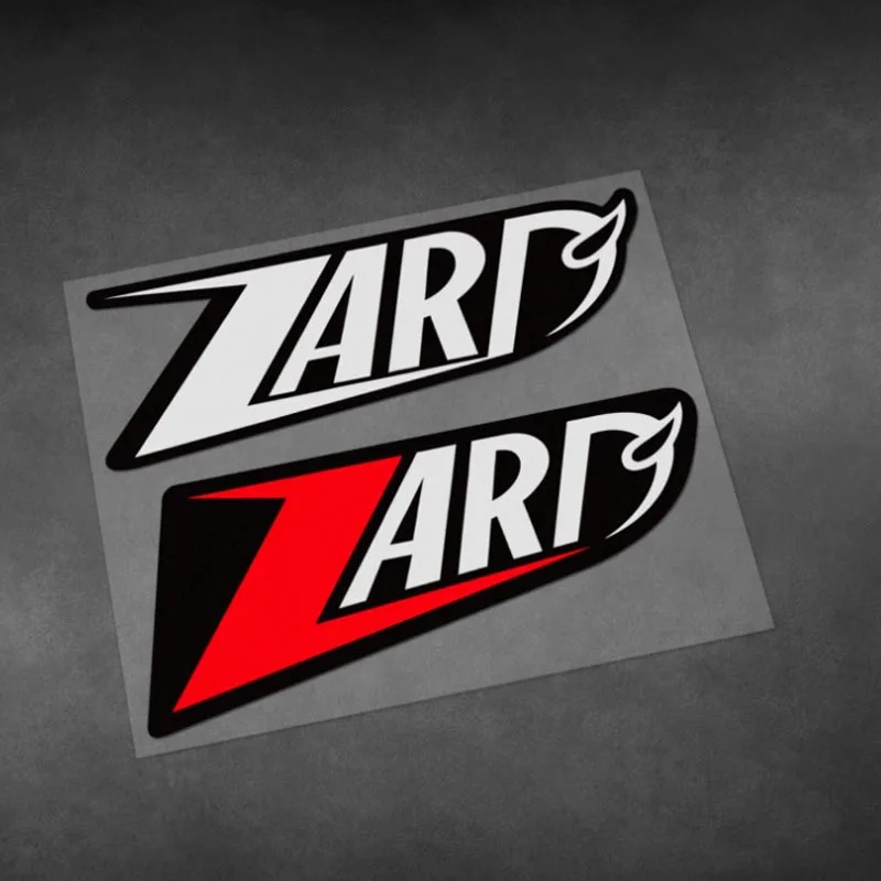 

2Pcs Exhaust Pipe Stickers Waterproof Reflective Decals Motorcycle Car Sponsor Stickers Used for Motorbike Body Modification