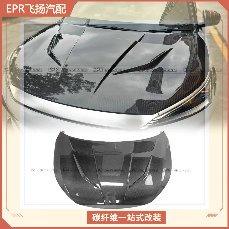 

Suitable for BYD Yuan PLUS 2022-2025 Carbon Fiber EV Model Ventilation Hood Lightweight Modification Replacement