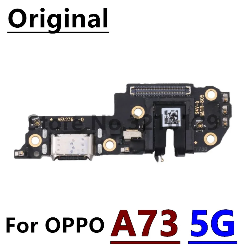 Original For OPPO A93 A93s A73 5G A53 A53s 4G 5G A33 Fast Charging Type-C USB Connector Board Dock Flex Cab