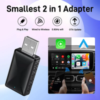 Carplay Android Auto Wireless Adapter for Toyota Mazda Nissan Camry Suzuki Subaru Citroen Audi Mercedes Kia Ford Opel Spotify BT