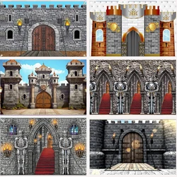 Medieval Castle Backdrop Knight Keepers The Kingdom Decor Kids Birthday Baby Shower Portrait Photography Background Wall Custom