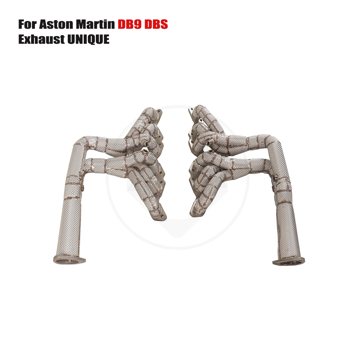 

UNIQUE manifold downpipe For 2007-2016 Aston Martin DB9 DBS 6.0L v12 Equal Length SS304 exhaust manifold With insulator