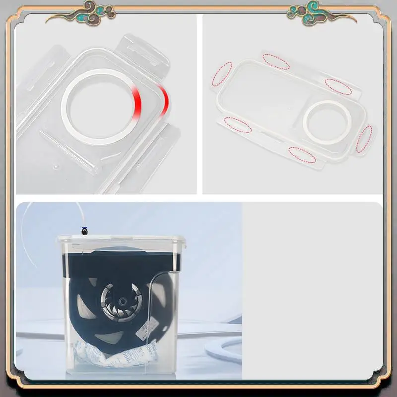 

Durable 4X 4L Sealed Tank Moisture-Proof 3D Printer PLA Consumable Drying Oven Tray Seal Ring Storage Box