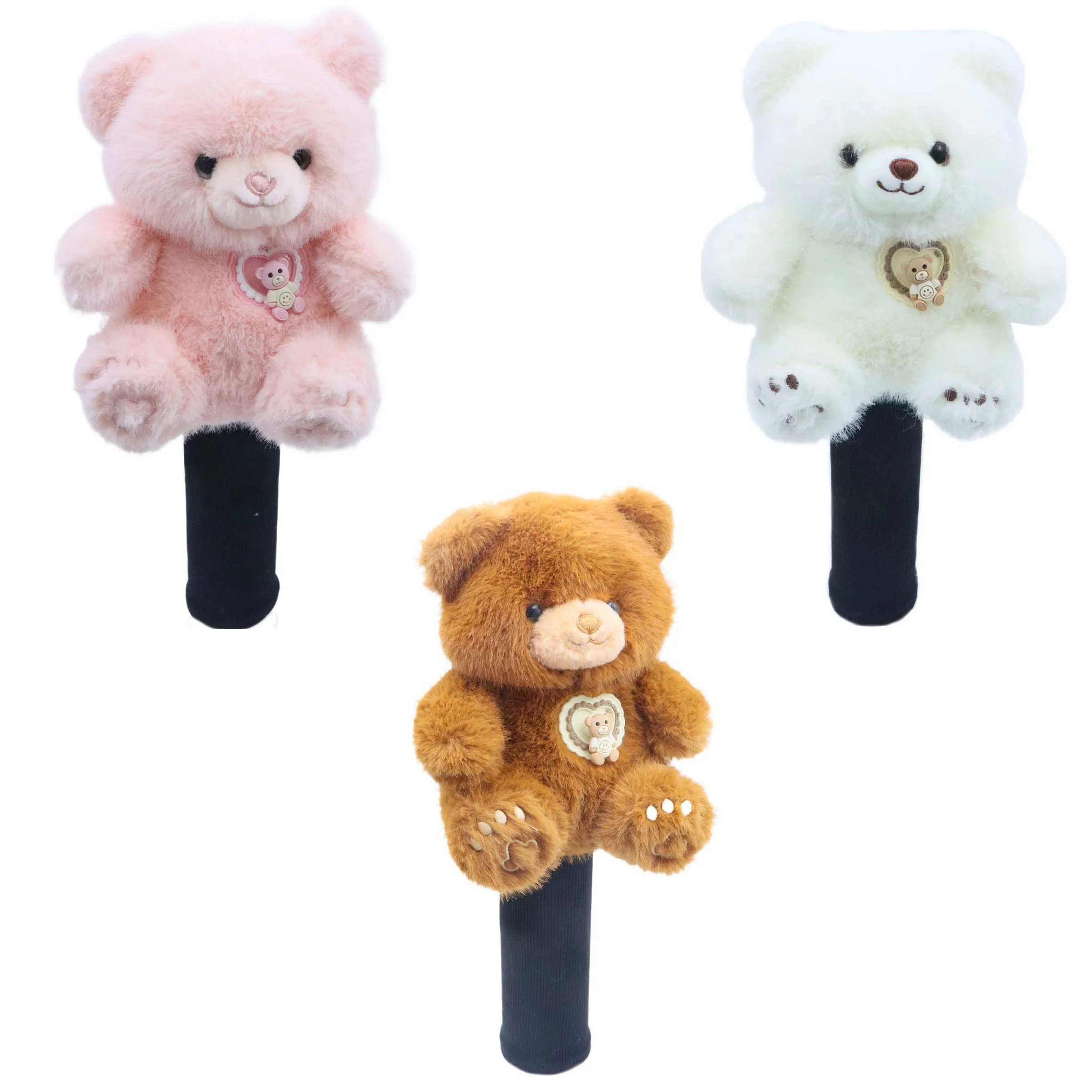 

New Bear Golf Headcover Accessories Lovely Portable Scratch Resistant Protective Sleeve Protection Golf Lady Men Golfer Gifts