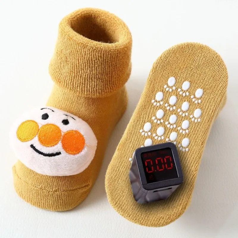 Calcetines de Algodón Grueso para Bebés Recién Nacidos, de 0 a 3 Años, Cálidos para Invierno, Unisex, Antideslizantes