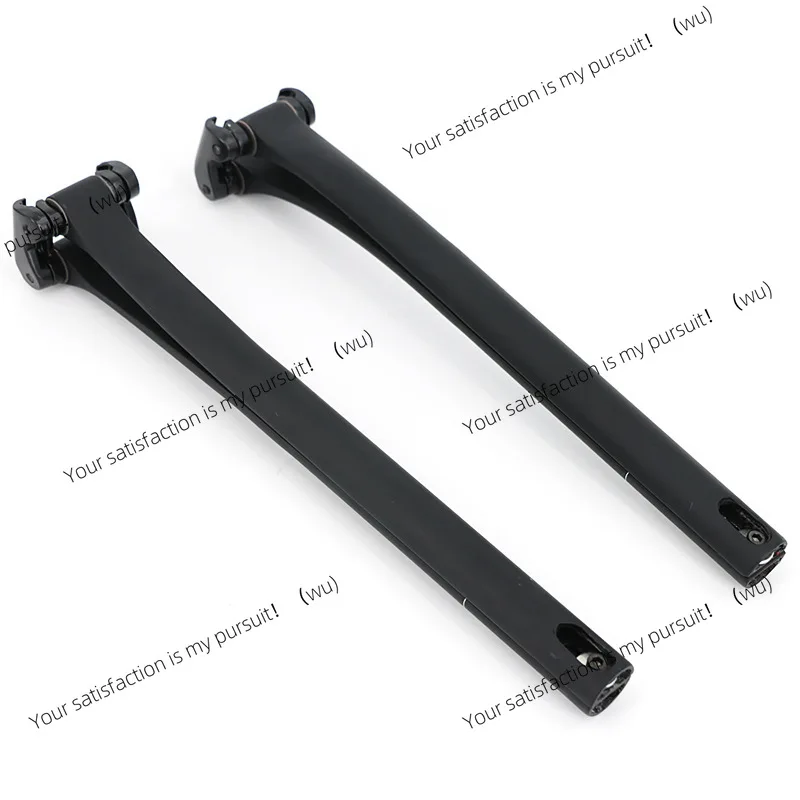 

New unmarked full carbon fiber clip seat tube, special-shaped seat tube 2 pieces synthetic seat tube/seat rod 5/25 degrees