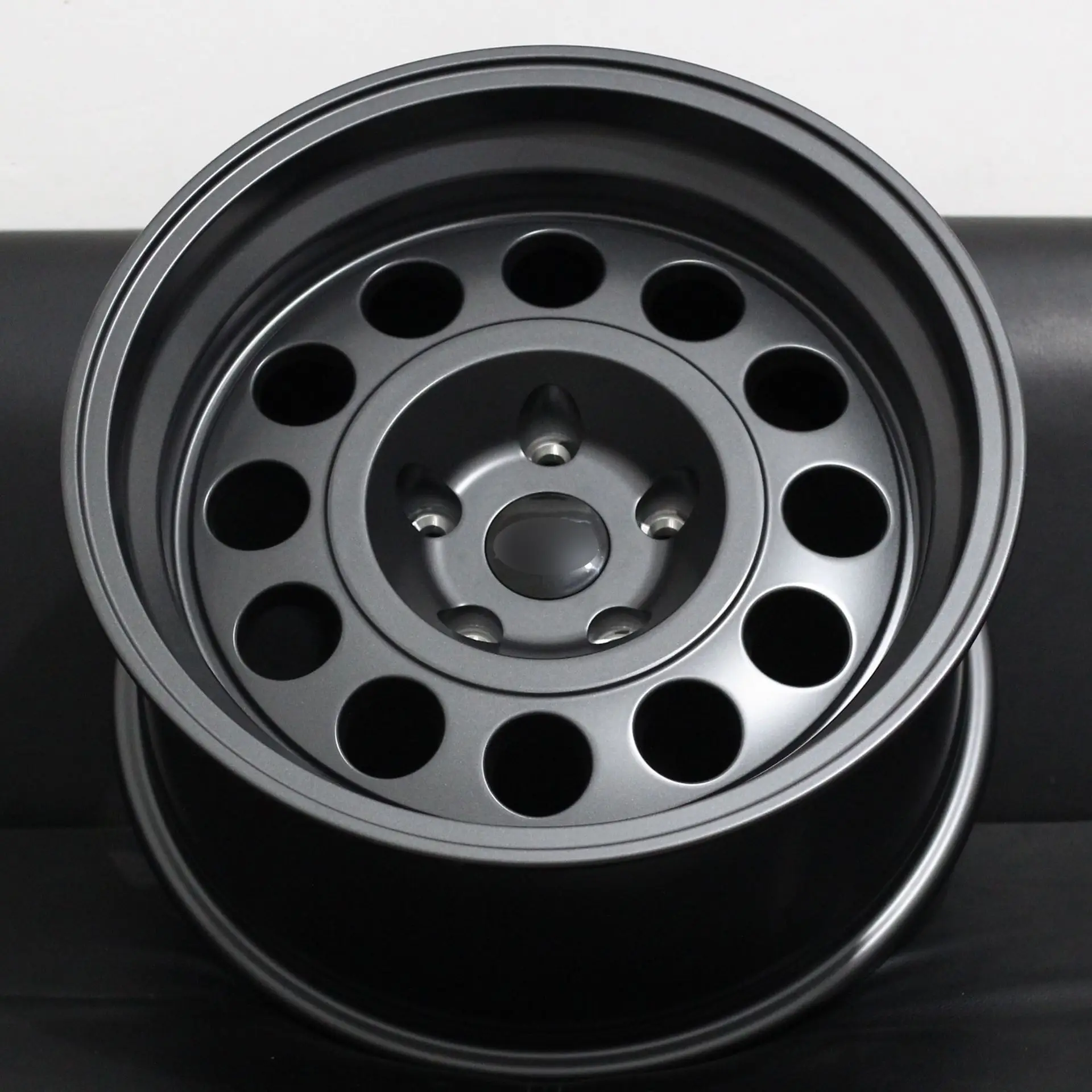 Off-Road Forged Alloy Passenger Car Wheels-Black Finish New for Retrofit/Upgrade 9-10J Width Alloy Truck