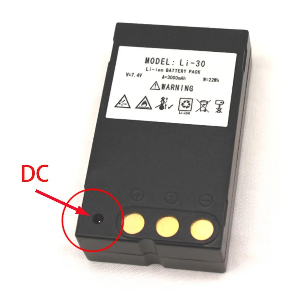 

Аккумулятор Li-30/Li30c для южного тахеометра NTS-332R4/332R6M/332R10M/342R10M/341I/34iR10A
