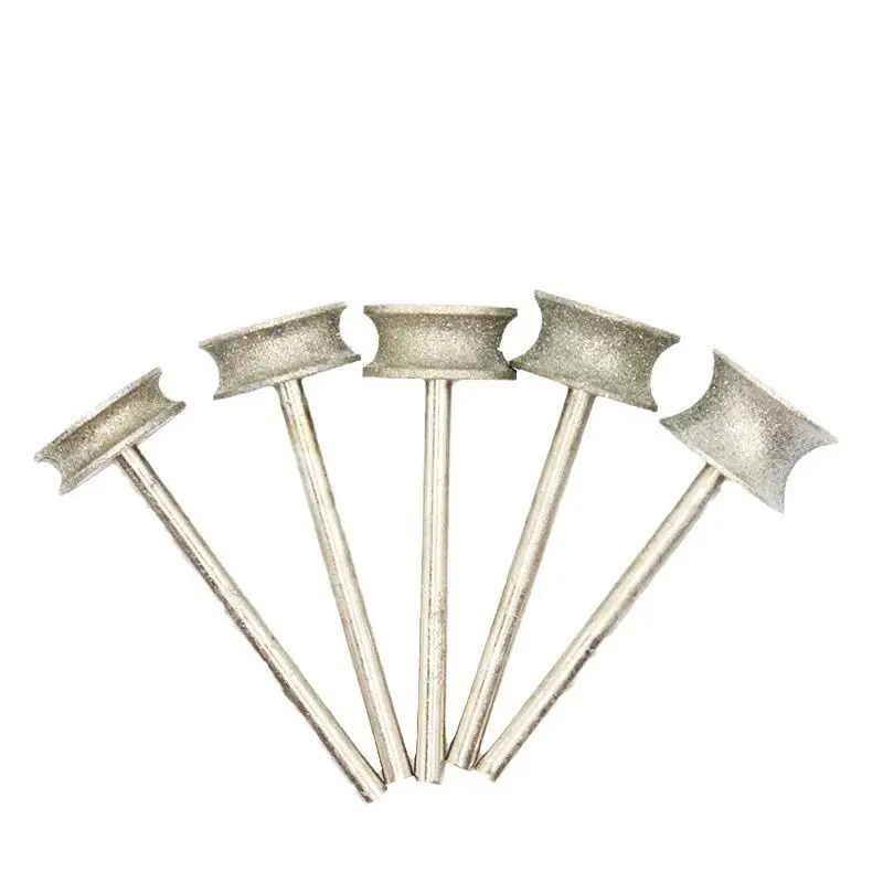 Concave Diamond Grinding Wheel 3-8mm For Glass Jade Ceramic Sharpening Rotary Polishing Tool
