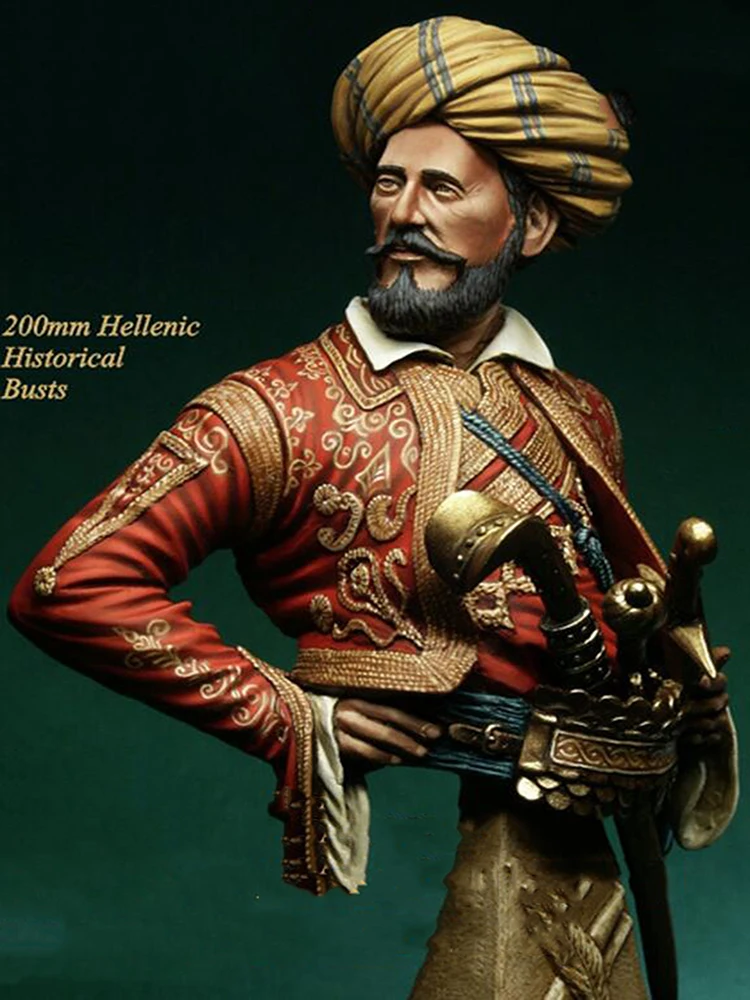 

Resin soldier 1/9 ancient soldier OFFICER BUST Model Unassambled Unpainted Figure Building Kit