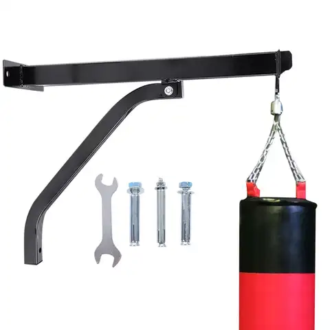 Boxing Bag Wall Bracket Stand Strong load-bearing for Home Taekwondo Gym Steel Pipe Wall Mount Training Fitness Accessory