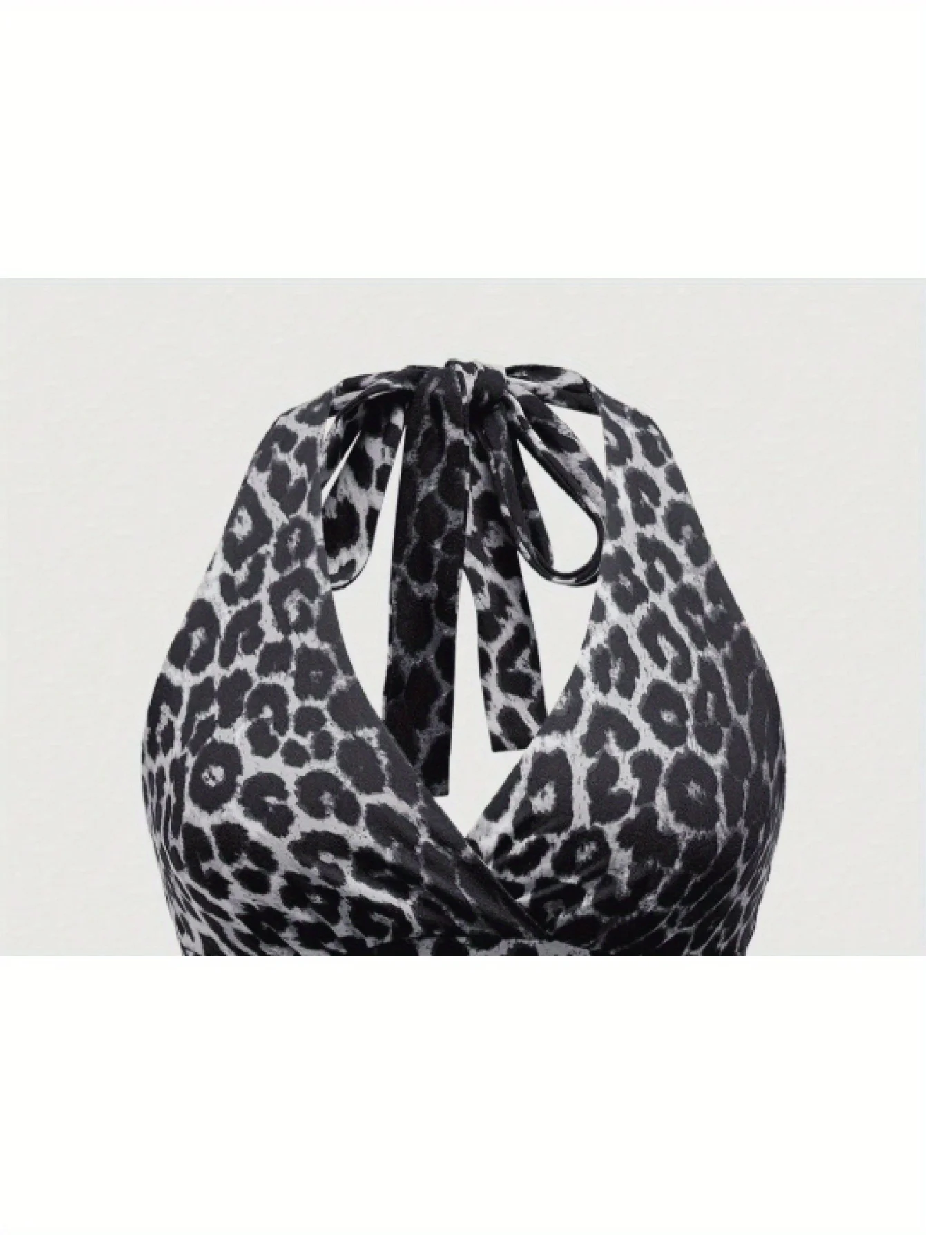 Europäische und amerikanische Frühlings-, Sommer- und Herbst-Bestseller-Leopardenmuster-Casual-Neckholder-Weste – Detail 11