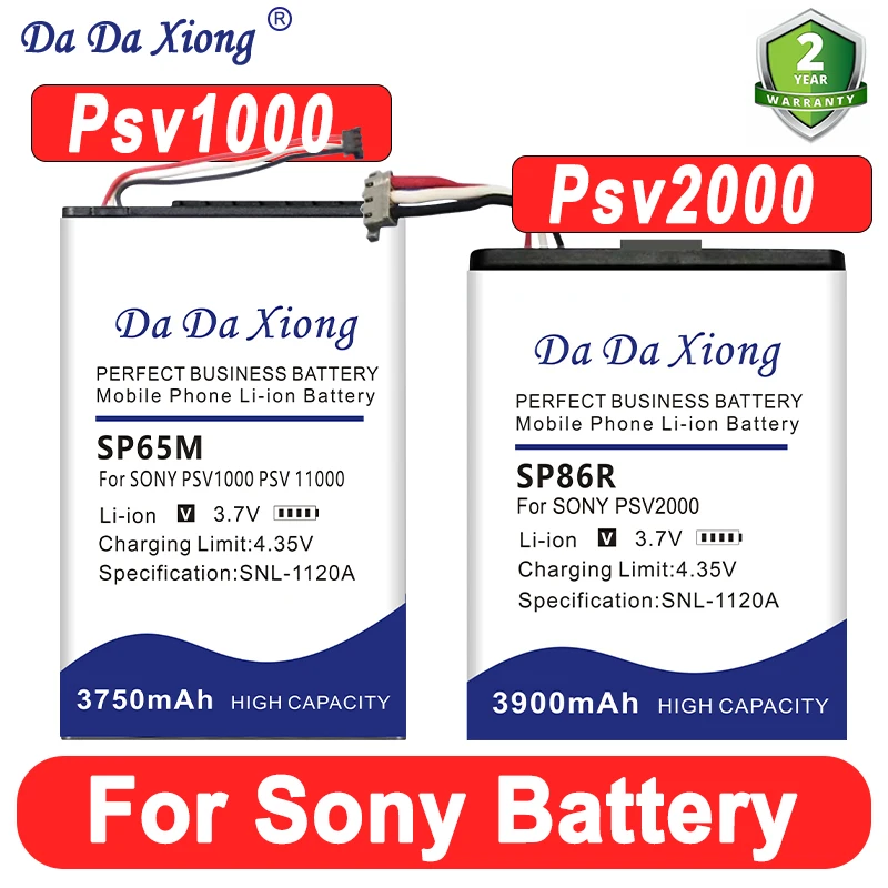 Batería SP65M de 3750/3900mAh para Sony PSV VITA PSVITA 1000 Psv1000 PSV2000 PS Vita 2007 Ps Vita 2000 Psvita2000 PSV 2XXX PSV SP86R