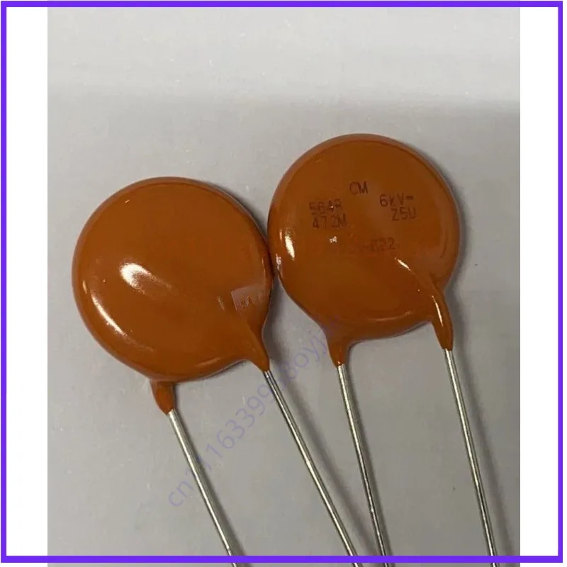 2PCS For VISHAY CM Series Z5U 472M 6KV 4700pF 4.7nF Radial High Voltage Ceramic Disc Capacitor
