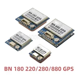 BN220 BN180 BN-880 3.0V-5.0V TTL Level GNSS Module GPS for GLONASS Dual GPS Module Antenna Built in FLASH BN-220 BN880