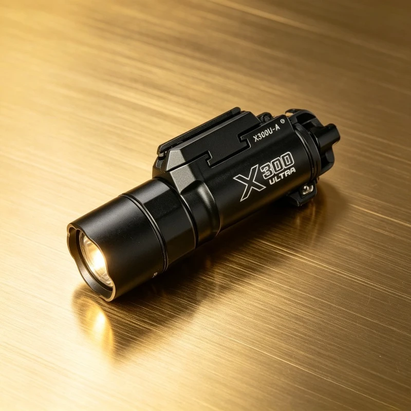 Clean‑styled Firm‑molded X300 Torch Bright Strobe Light Adjustable Rail Decor Gear