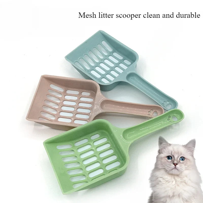 Cat Litter Spoon Shovel Plastic, Pet Toilet Poop Artifact Garbage Sand Shovel Pet Cleaning Artifact Dog Shovel Pet Cleaning Tool