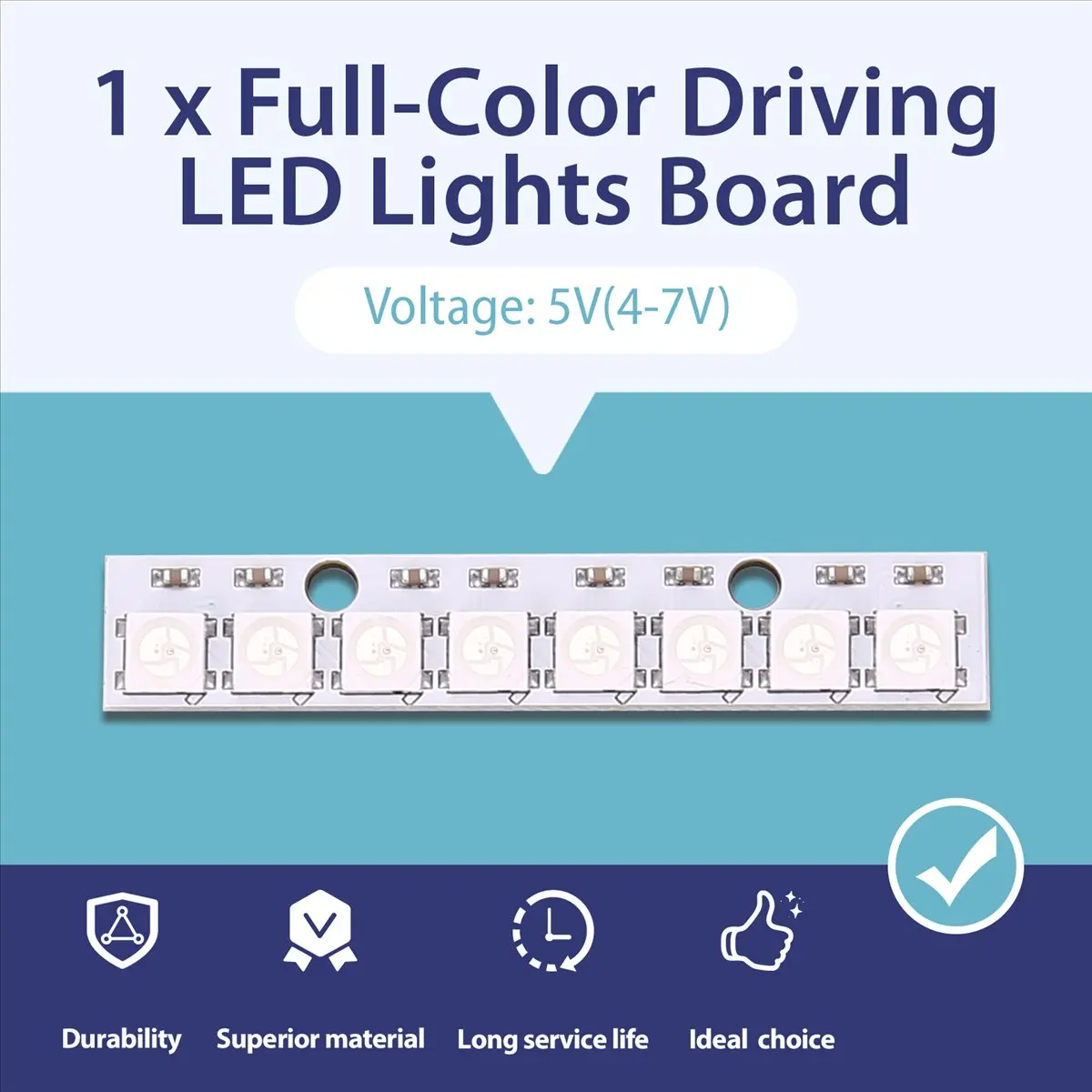 Mega Sale 8 x WS2812B 5050 RGB Driving LED Lights Board Strip Built-in Full-Color For NAZE32 CC3D