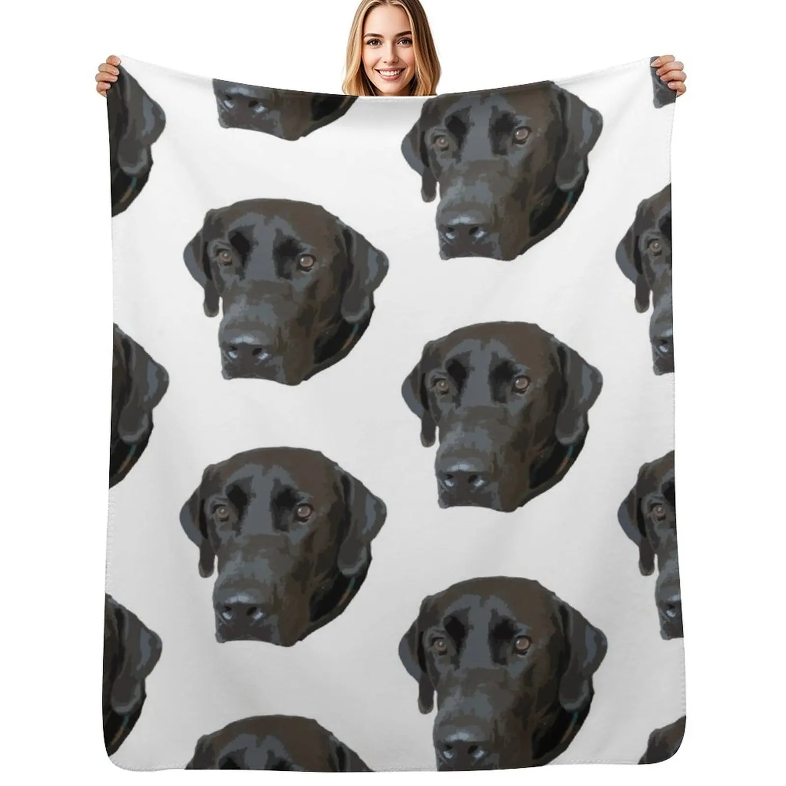 Black Lab Merch Throw Blanket For Baby Cute Plaid for babies Moving Luxury Designer Thin Blankets