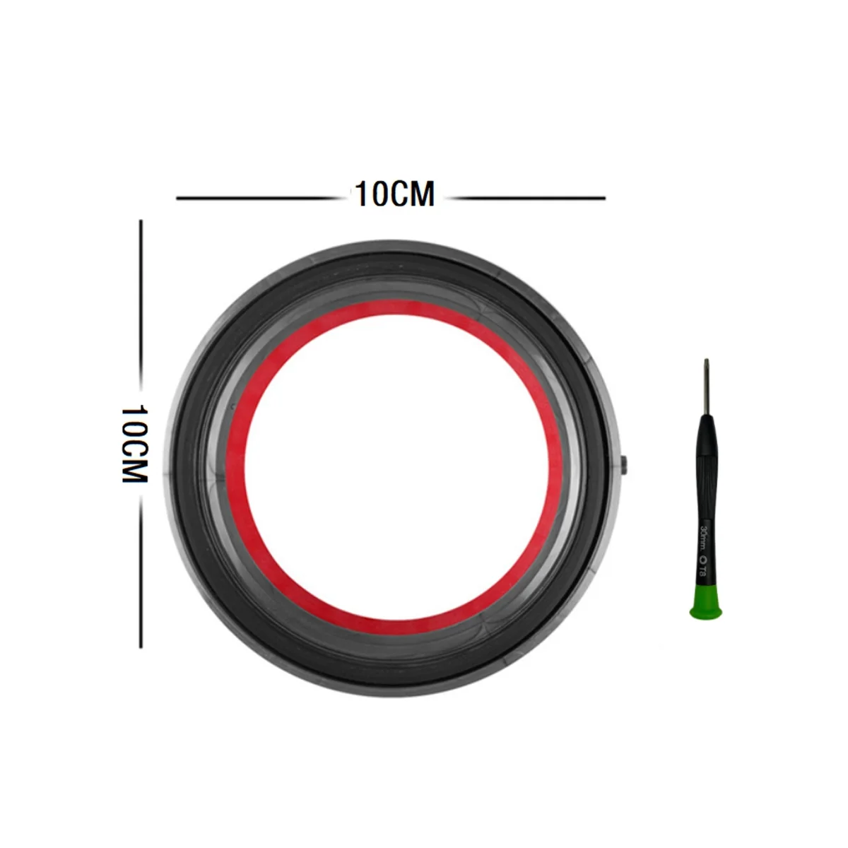 Cubo de polvo de repuesto para aspiradora V12 V10 Slim, contenedor de polvo, anillo de sellado fijo superior, piezas de caja de filtro, 2 piezas