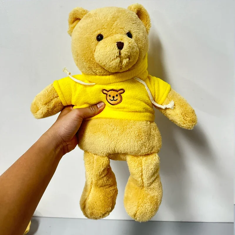 2024 30cm Plush Bear Hidden Safes Storage Bag for Money Jewelry Boxes for Kids Children Toys Creative Gifts Secret Box Doll Bear