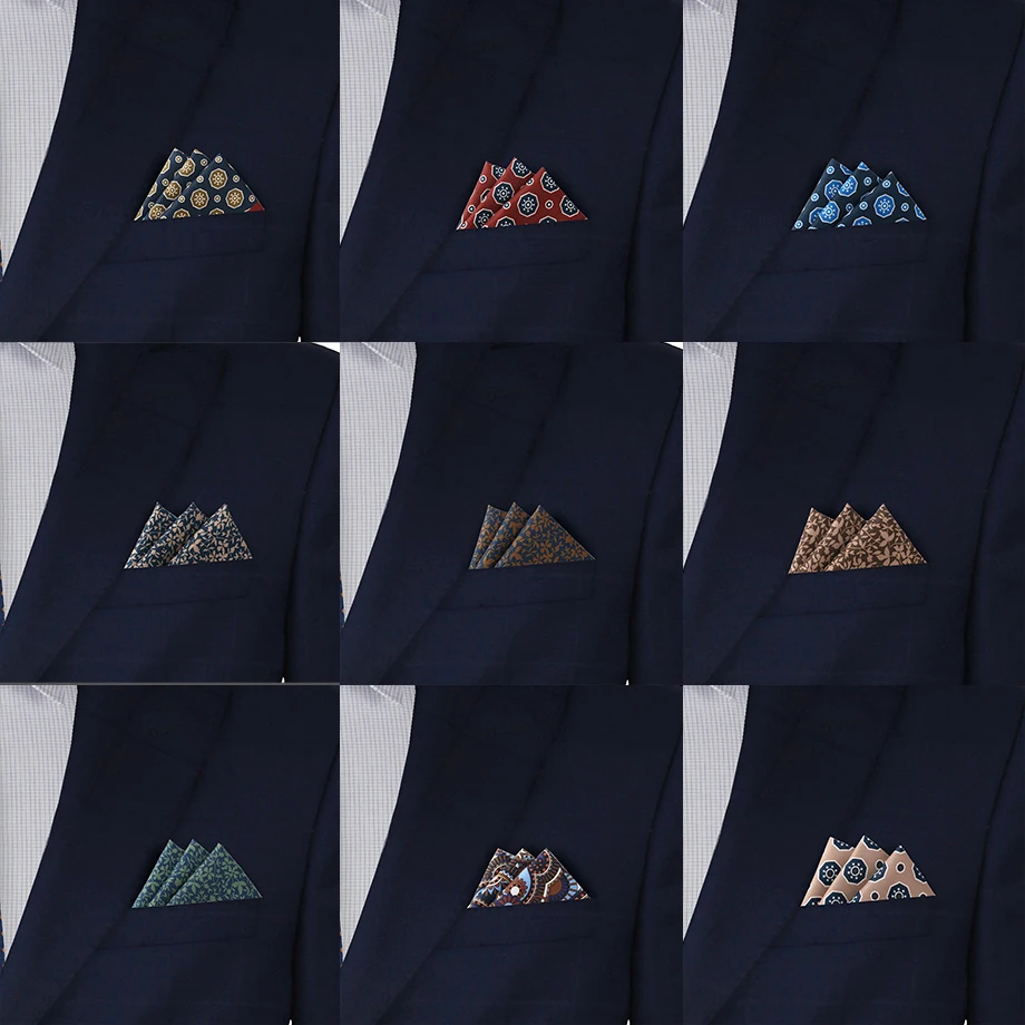 Мужские карманные квадраты портновские винтажные клетчатые Пейсли Платки для костюма роскошные мужские аксессуары для подарка