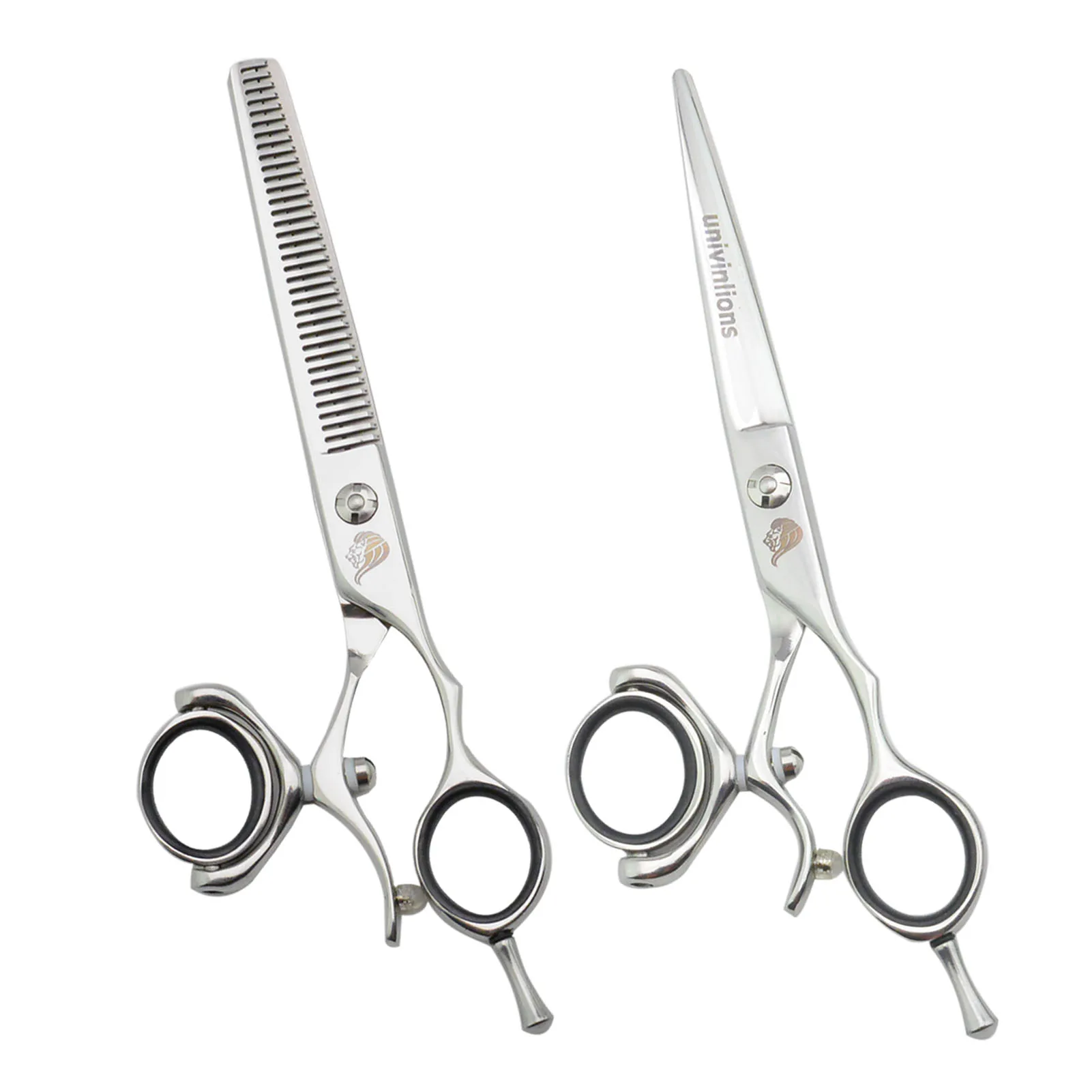 

5.5/6" Japanese Hair Scissors Salon Hairdressing Scissors Barber Razor Rotating Thumb Shears Swivel Thumb Scissor Rotary Haircut