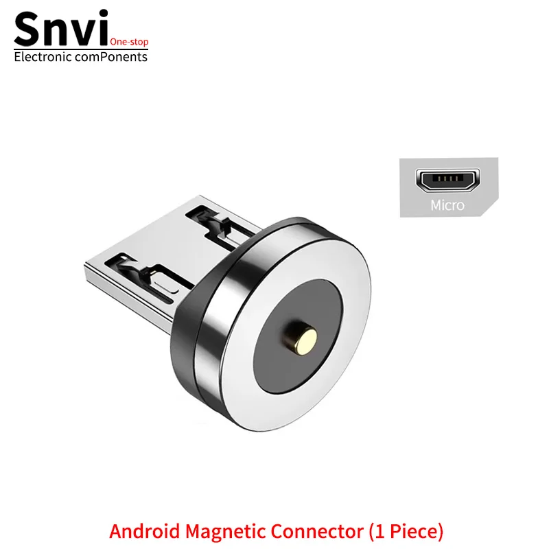 Strong Magnetic Suction Car Wireless Charger - USB Charger Head, Adapter, Magnetic Connector for Type-C Android Devices