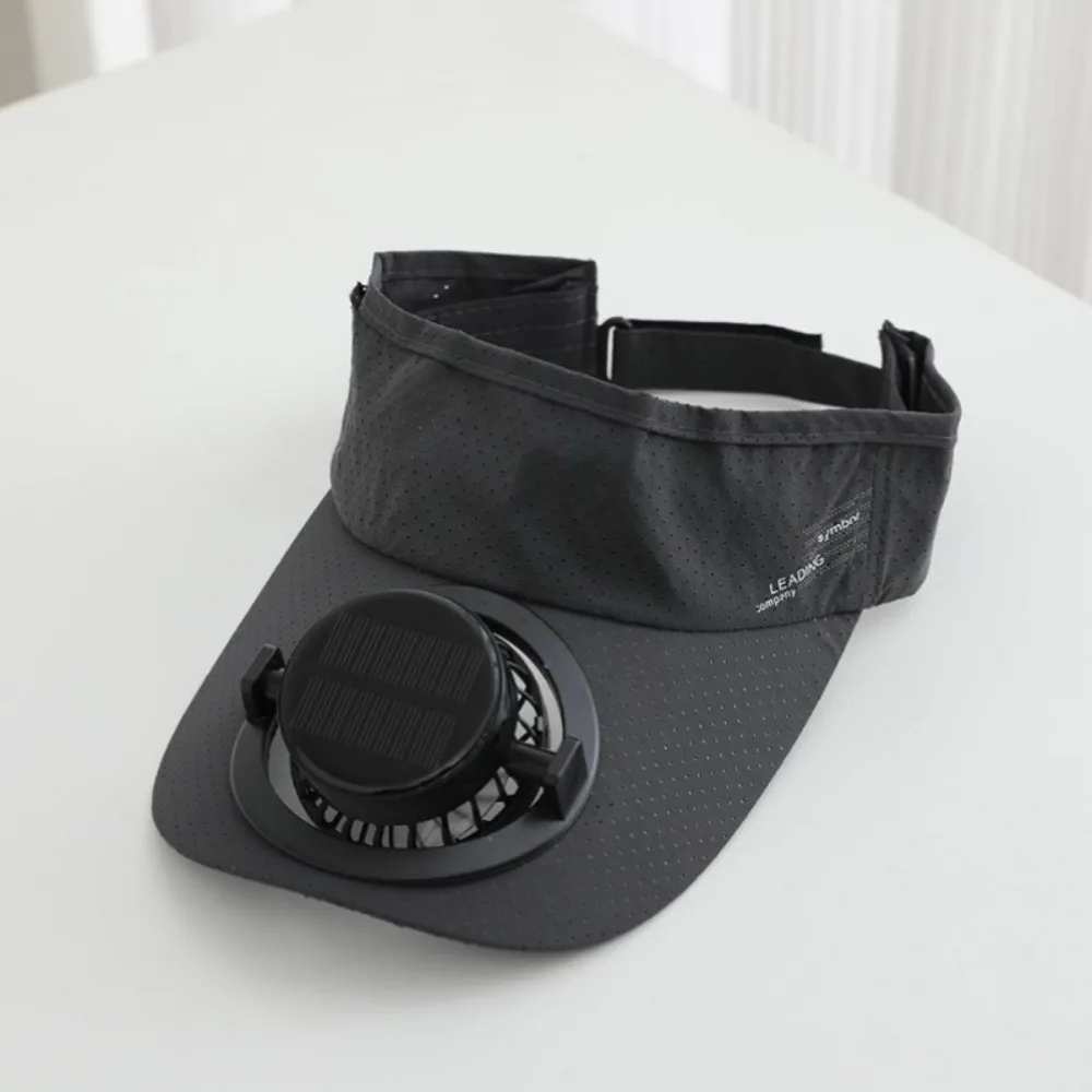 Schnell trocknender Sonnenhut mit Solarventilator, 300/600 mA, USB-Aufladung, Unisex-Sonnenhut, verstellbar, UV-Schutz, Baseballkappe, Sommer, Outdoor
