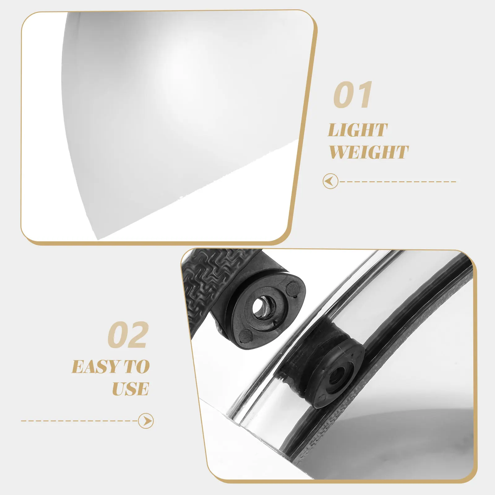 Convex Traffic Mirror Acrylic Corner Security Mirror for Garage Warehouse Driveway Parking Assist Blind Spot Visibility