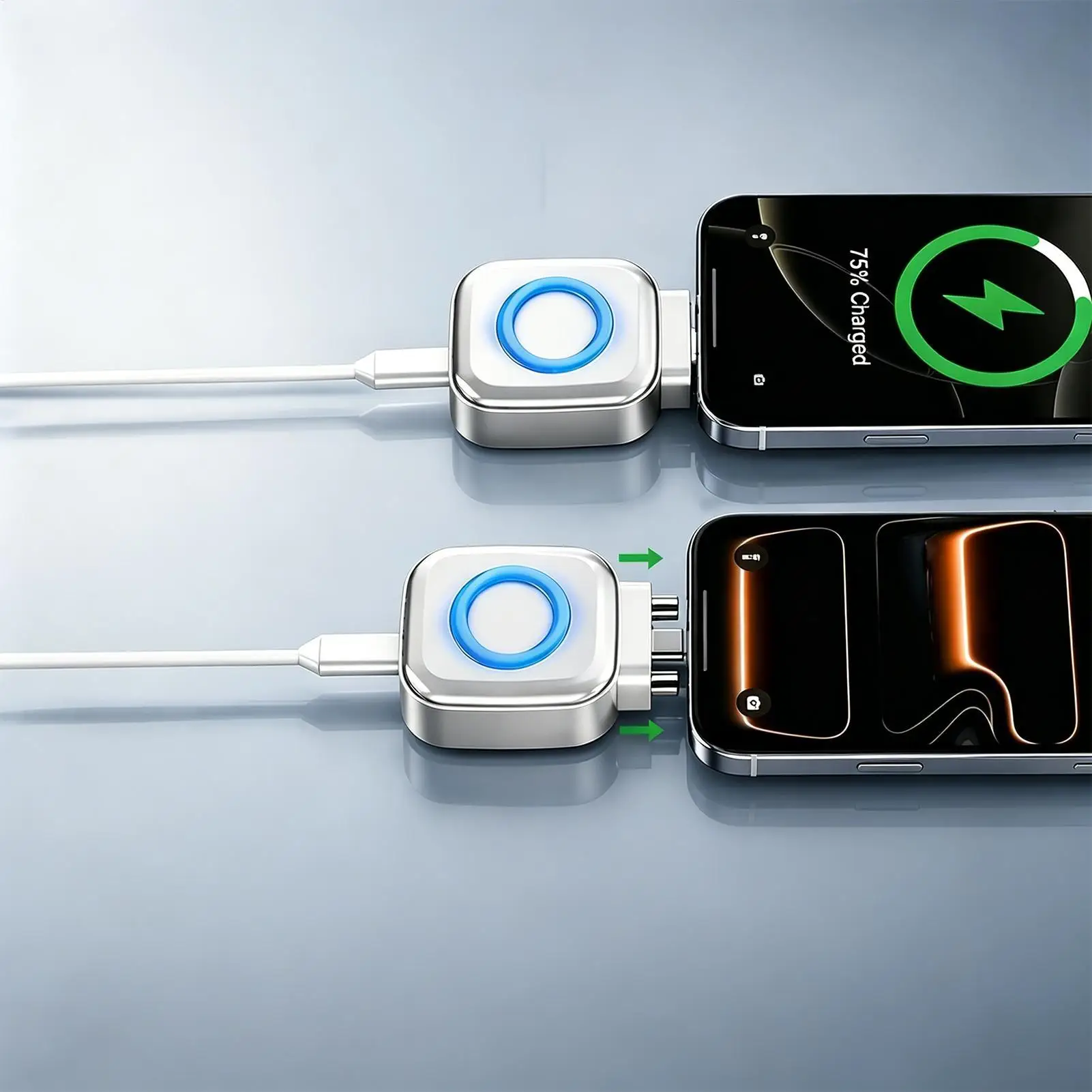 140W Type-C Safe Overnight Auto-Disconnect Charging Adapter Automatic Power-Off Separator Anti-Overcharge for iPhone Xiaomi