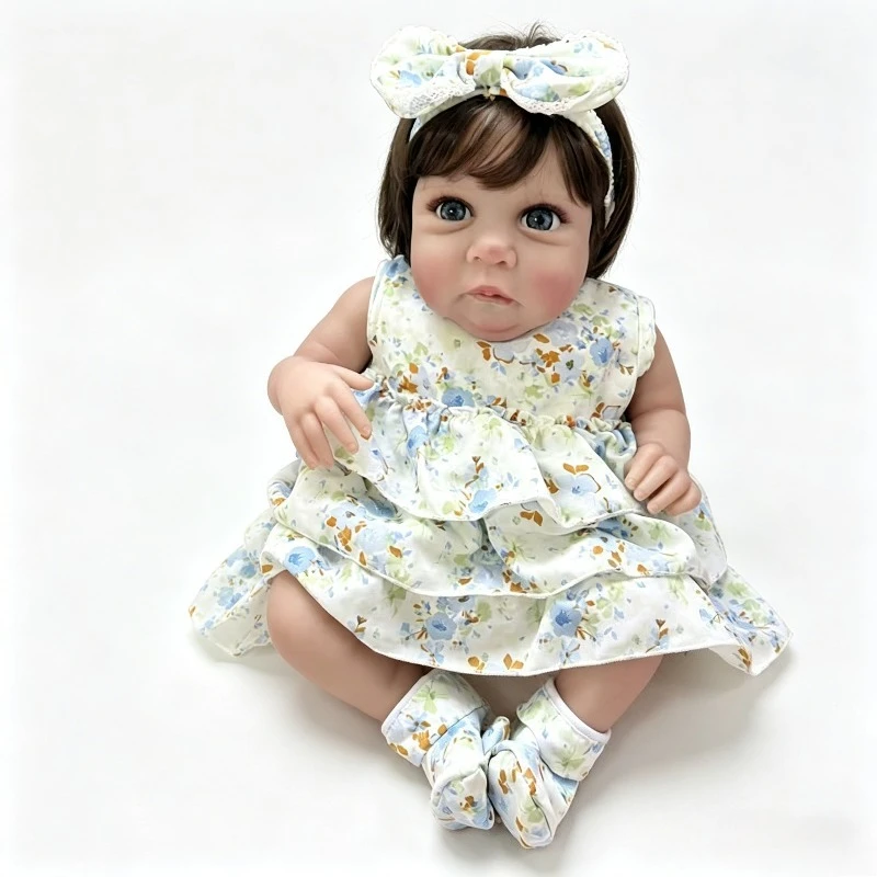 

19-дюймовая (48 см) кукла-реборн Майли с хлопковым телом и вшитыми волосами, ручная работа, популярная модель