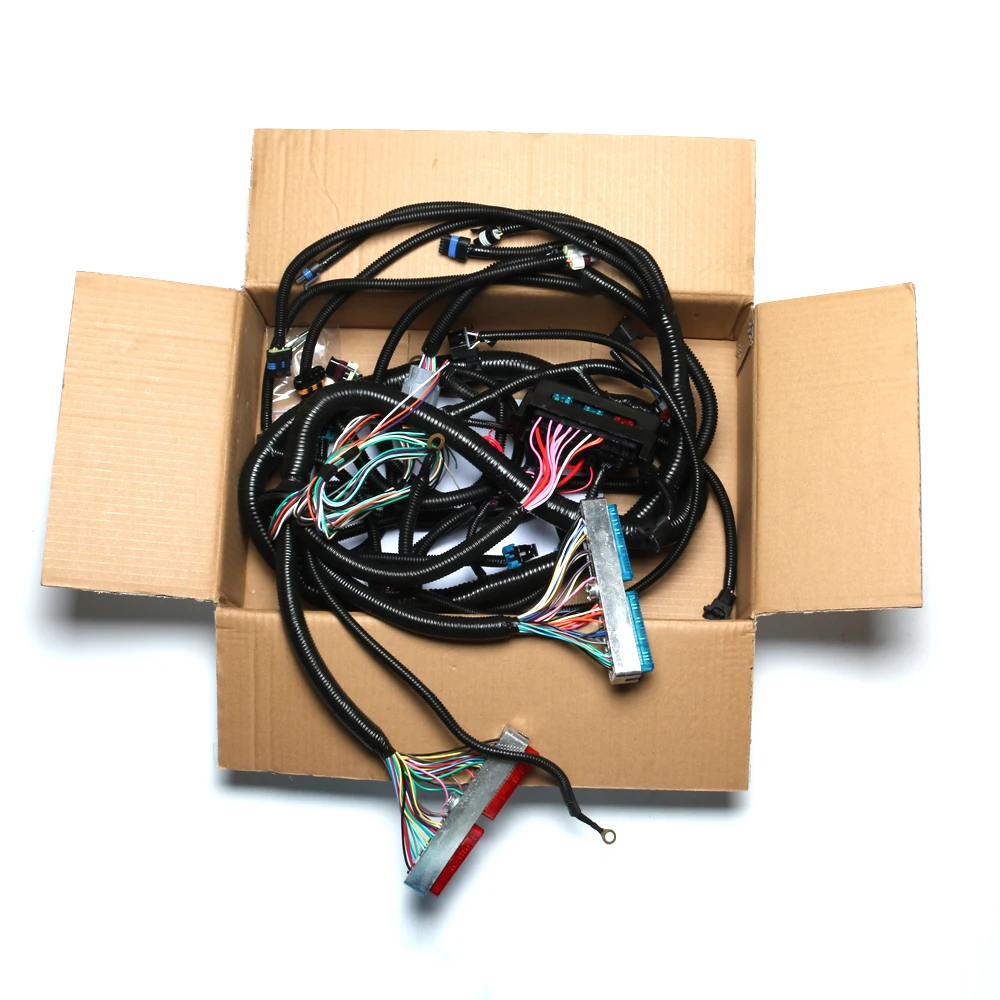 Wiring Harness Car Engine Pull DBC LS1-4L60E Starter Start Standalone Wiring Harness with 4L60E DBC 4.8 5.3 6.0 for LS1 Engine