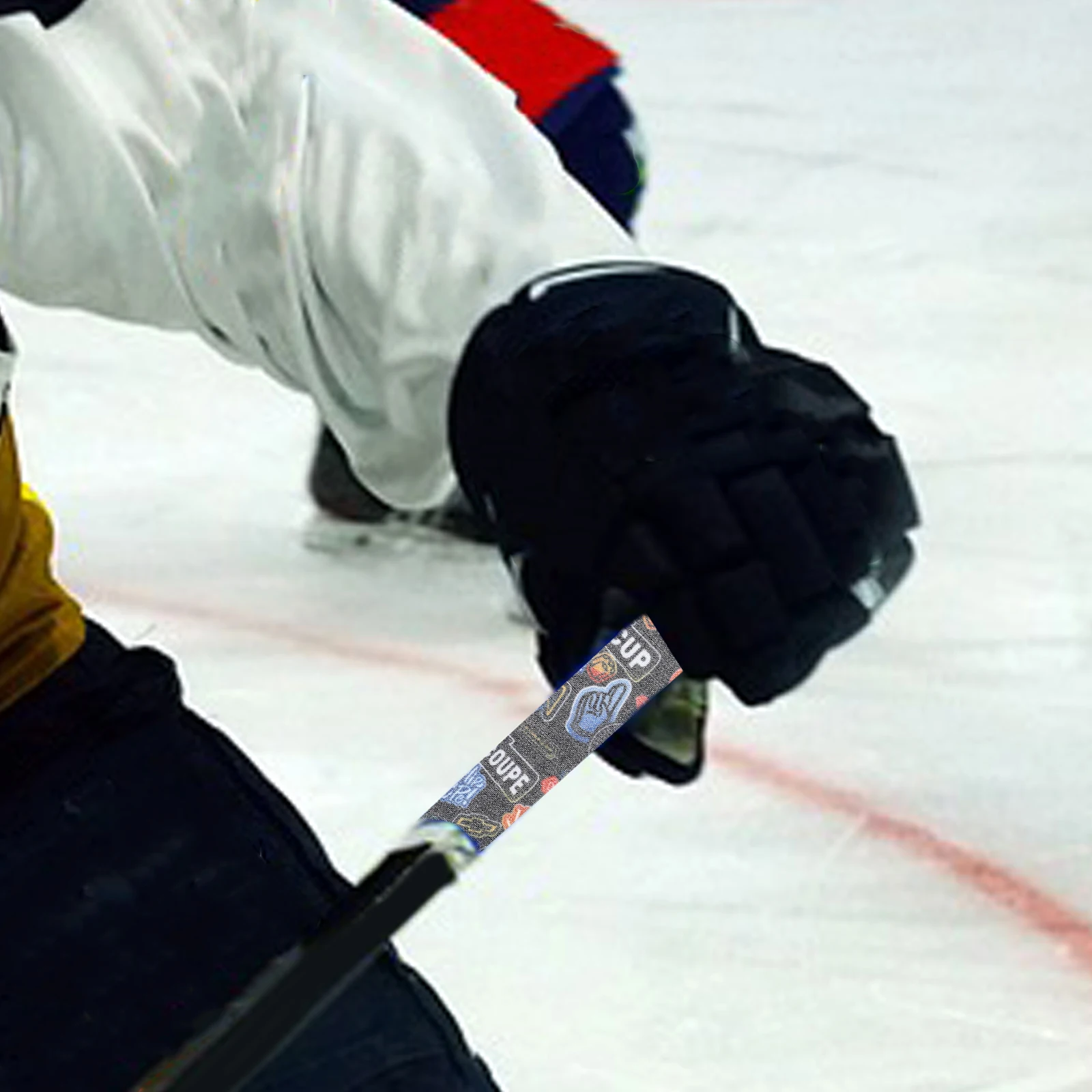 

1 Roll Professional Ice Hockey Tape Non-Slip Wear-Resistant Racket Wrap Lightweight Portable Hockey Stick Protector For Sports