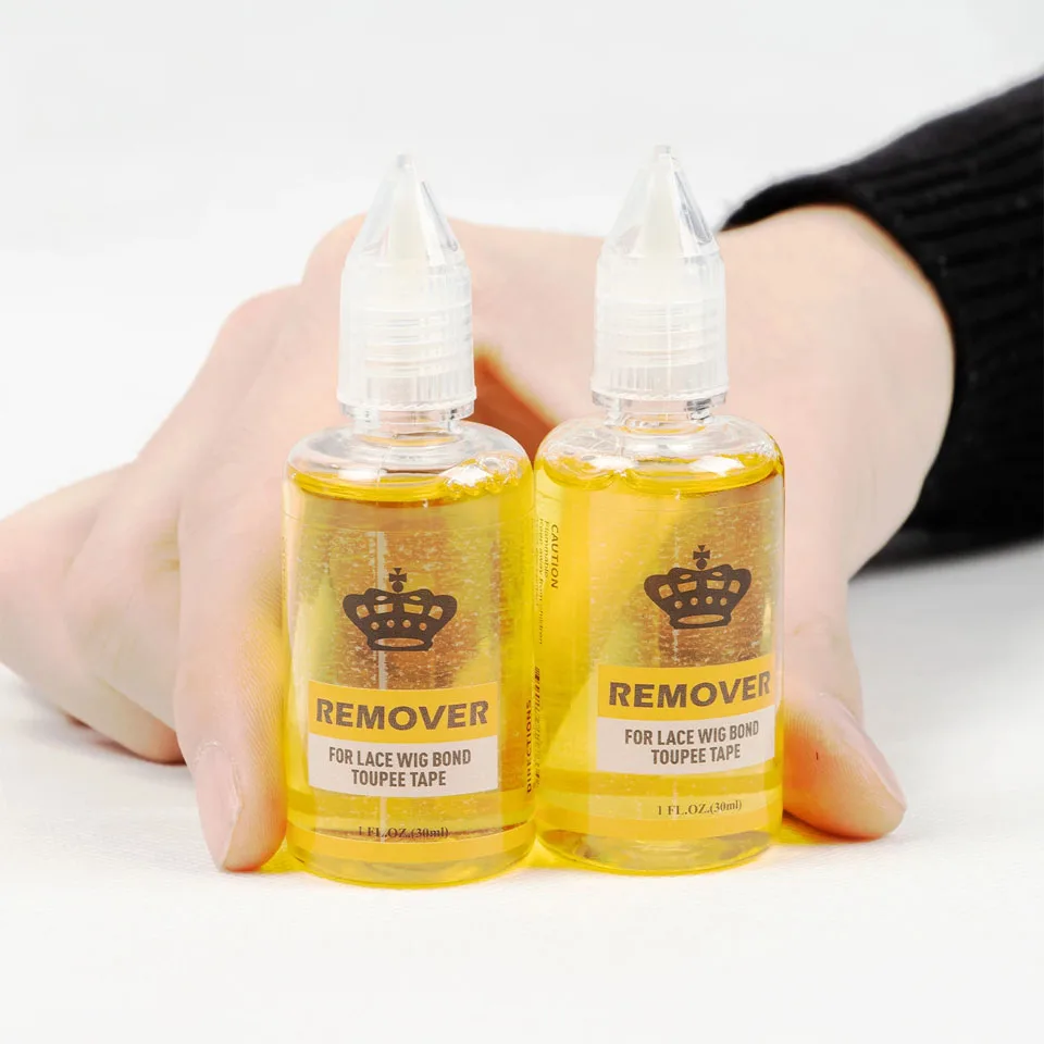 Средство для удаления клея для парика с кружевной передней частью, 30 мл, прозрачное средство для удаления клея для парика с кружевной лентой для утка кожи, невидимый клей для наращивания волос
