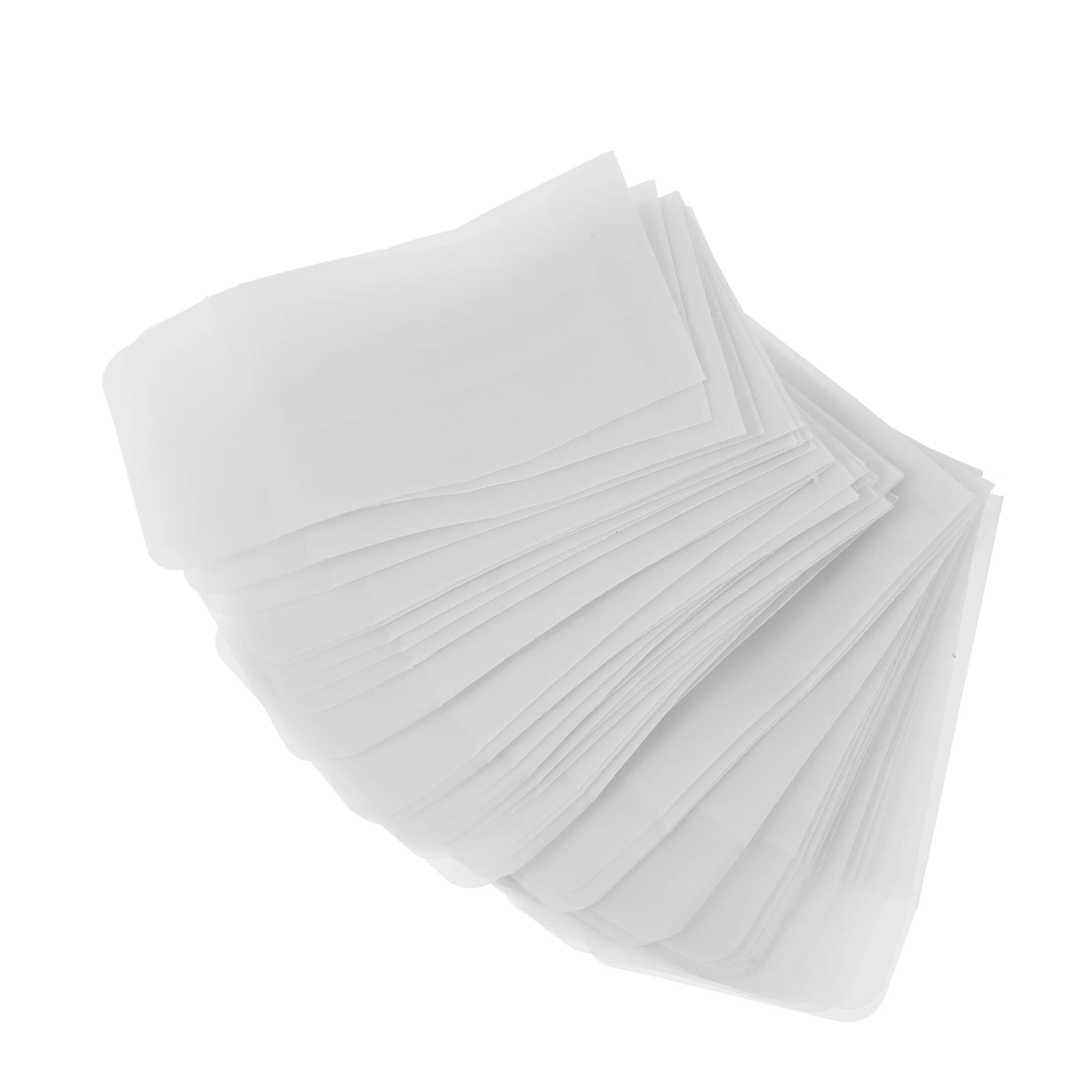 50 Pcs Envelope Packaging Pouch Small Storage Envelopes Cellophane Bags White Cards