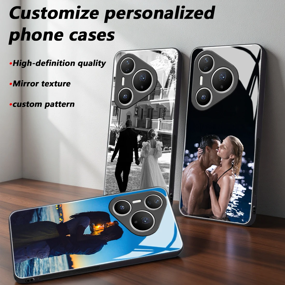 Custodia Personalizzata Per IPhone Con Foto E Testo – Compatibile Con IPhone 16,15,14,13,12,11, XR, SE – Cover In TPU Morbido E Antigraffio
