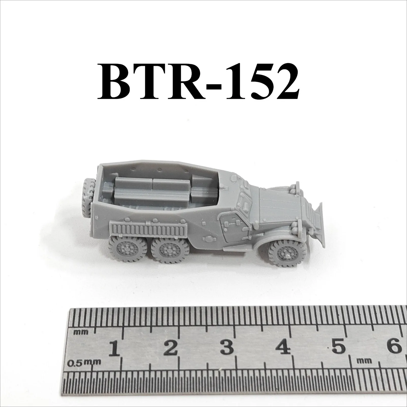 

Soviet BTR-152 APC,3D Printed,1/144 Scale Mini Tank Model,Resin,Paintable