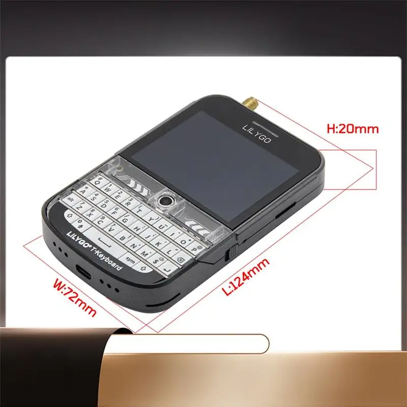 

LILYGO T-Deck Plus ESP32-S3 Макетная плата GPS Lorawan Модуль связи на большие расстояния 868 МГц SX1262 Трансивер Lora B-N3