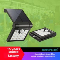 Solar Folding Wall Lamp Outdoor Human Body Induction Garden Landscape Garden Lamp Energy saving Waterproof