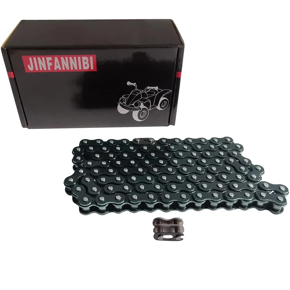 For Kawasaki KLX110 KLX110L 2010-2020 For Massimo Warrior 200 Mini Bike 196cc Rear Drive Chain 420 Chain 90 Link