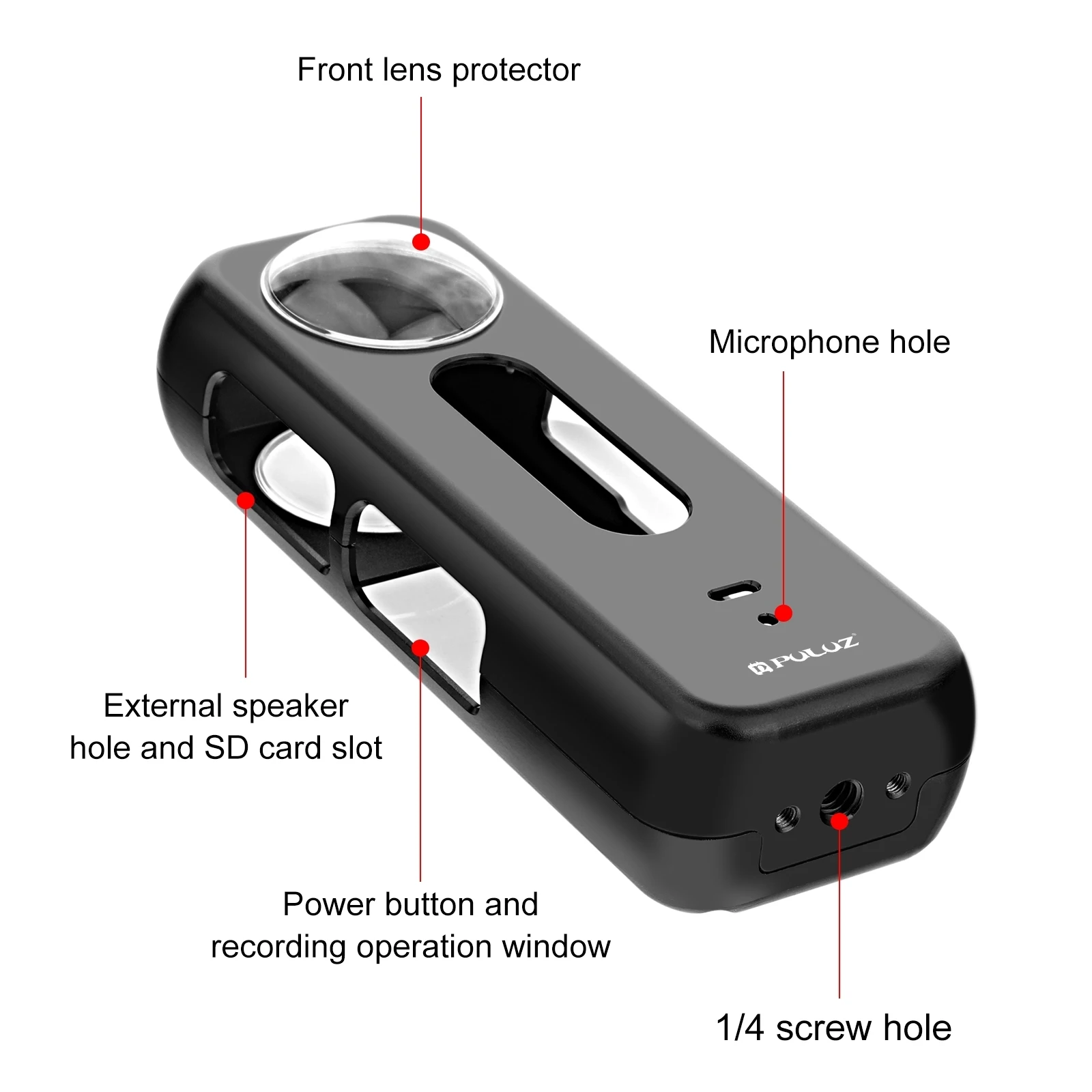 Metal Protective Cage for Insta360 X4 Sports Camera All-round Anti-drop Housing Frame with Lens Protector Cover