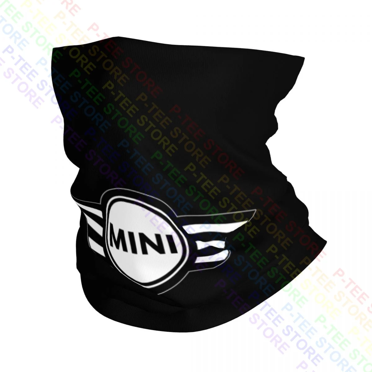 Mini John Cooper Works Logo Emblem Car Moto Neck Gaiter Bandana Scarf Face Mask Warmer Camping Multifunctional