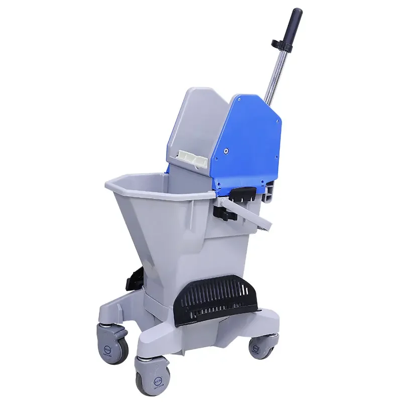 Wholesale Restaurant Service Multifunction Hotel Plastic Housekeeping Serving Folding Cleaning Trolley Janitorial Cart