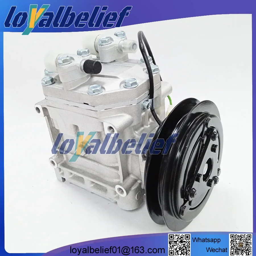 New AC Compressor For MITSUBISHI FUSO FIGHTER TRUCK 24V-1PK FK337D-553073 FK337D FK337D553073 ACA200A007A